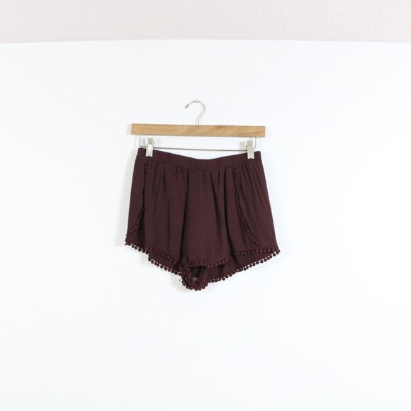 *Harlow Maroon Shorts - Picture 3 of 6